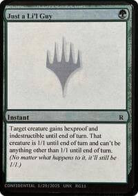 Just a Li'l Guy - Un-Known Event Playtest Cards - Magic: The Gathering card
