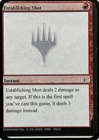 Establishing Shot - Un-Known Event Playtest Cards - Magic: The Gathering card