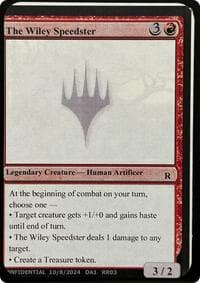 The Wiley Speedster - Un-Known Event Playtest Cards - Magic: The Gathering card