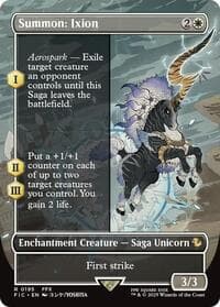 Summon: Ixion (Borderless) - Commander: FINAL FANTASY - Magic: The Gathering card