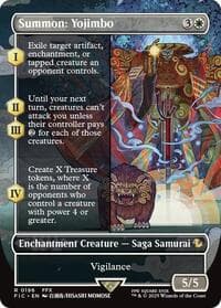 Summon: Yojimbo (Borderless) - Commander: FINAL FANTASY - Magic: The Gathering card