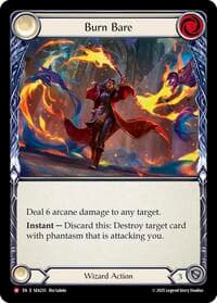 Burn Bare - High Seas - Flesh and Blood TCG card