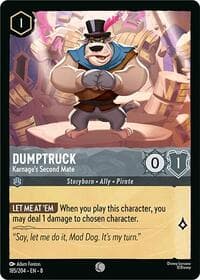 Dumptruck - Karnage's Second Mate - Reign of Jafar - Disney Lorcana card