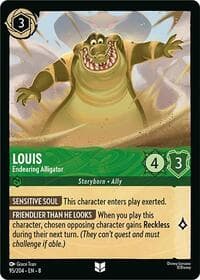 Louis - Endearing Alligator - Reign of Jafar - Disney Lorcana card