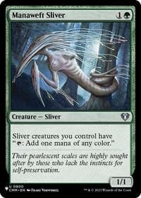 Manaweft Sliver (CMM) - The List Reprints - Magic: The Gathering card