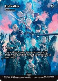 Endwalker - Brainstorm (Showcase) - FINAL FANTASY: Through the Ages - Magic: The Gathering card