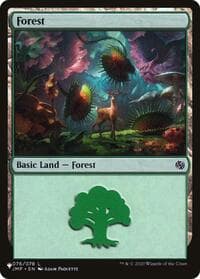Forest (076) (JMP) - The List Reprints - Magic: The Gathering card