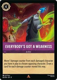 Everybody's Got A Weakness - Reign of Jafar - Disney Lorcana card