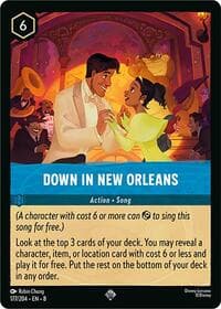Down in New Orleans - Reign of Jafar - Disney Lorcana card