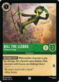 Bill the Lizard - Chimney Sweep - Reign of Jafar - Disney Lorcana card