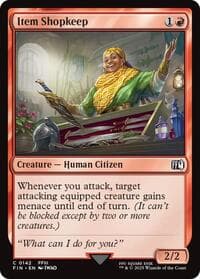 Item Shopkeep - FINAL FANTASY - Magic: The Gathering card