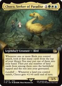 Choco, Seeker of Paradise (Extended Art) - FINAL FANTASY - Magic: The Gathering card