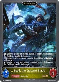 Leod, the Crescent Blade (Evolved) - PR-213EN - Shadowverse: Evolve Promo Cards - Shadowverse: Evolve card