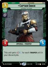 Captain Enoch - Captain of the Guard - Legends of the Force - Star Wars: Unlimited card