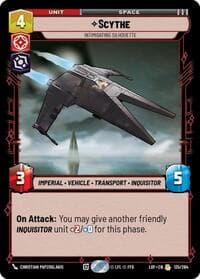 Scythe - Intimidating Silhouette - Legends of the Force - Star Wars: Unlimited card