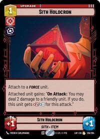 Sith Holocron - Legends of the Force - Star Wars: Unlimited card