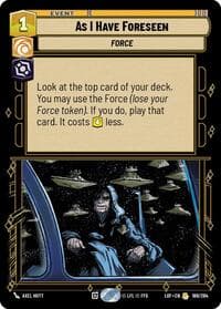 As I Have Foreseen - Legends of the Force - Star Wars: Unlimited card