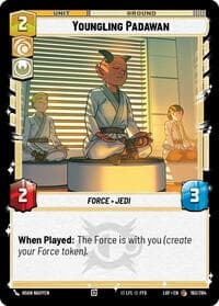 Youngling Padawan - Legends of the Force - Star Wars: Unlimited card