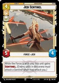 Jedi Sentinel - Legends of the Force - Star Wars: Unlimited card