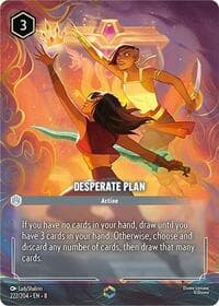 Desperate Plan (Enchanted) - Reign of Jafar - Disney Lorcana card
