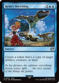Relm's Sketching - FINAL FANTASY - Magic: The Gathering card