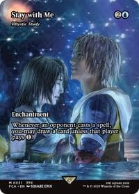 Stay with Me - Rhystic Study (Showcase) - FINAL FANTASY: Through the Ages - Magic: The Gathering card