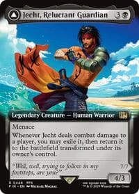 Jecht, Reluctant Guardian (Extended Art) - FINAL FANTASY - Magic: The Gathering card