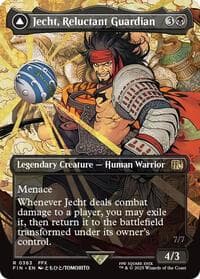 Jecht, Reluctant Guardian (Borderless) - FINAL FANTASY - Magic: The Gathering card