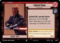 Darth Maul - Sith Revealed - Legends of the Force - Star Wars: Unlimited card