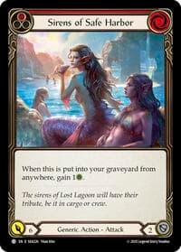 Sirens of Safe Harbor (Red) - High Seas - Flesh and Blood TCG card