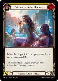 Sirens of Safe Harbor (Yellow) - High Seas - Flesh and Blood TCG card