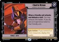 Darth Revan - Scourge of the Old Republic - Legends of the Force - Star Wars: Unlimited card
