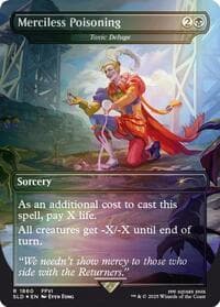 Merciless Poisoning - Toxic Deluge (Rainbow Foil) - Secret Lair Drop Series - Magic: The Gathering card