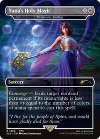 Yuna's Holy Magic - Prismatic Ending - Secret Lair Drop Series - Magic: The Gathering card