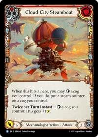 Cloud City Steamboat (Red) - 1st Strike - Flesh and Blood TCG card