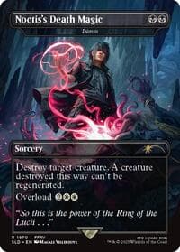 Noctis's Death Magic - Damn - Secret Lair Drop Series - Magic: The Gathering card