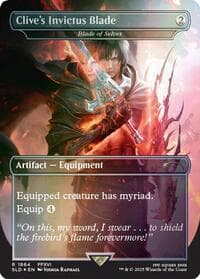 Clive's Invictus Blade - Blade of Selves (Rainbow Foil) - Secret Lair Drop Series - Magic: The Gathering card