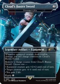 Cloud's Buster Sword - Umezawa's Jitte - Secret Lair Drop Series - Magic: The Gathering card