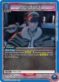 Renji Abarai (026) - UEX01BT: BLEACH: Thousand-Year Blood War Vol.2 - Union Arena card
