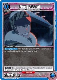 Renji Abarai (027) - UEX01BT: BLEACH: Thousand-Year Blood War Vol.2 - Union Arena card