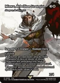 Minwu, Rebellion Strategist - Mangara, the Diplomat (Showcase) - FINAL FANTASY: Through the Ages - Magic: The Gathering card