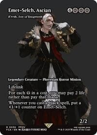 Emet-Selch, Ascian - K'rrik, Son of Yawgmoth (Showcase) - FINAL FANTASY: Through the Ages - Magic: The Gathering card