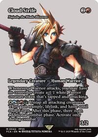 Cloud Strife - Najeela, the Blade-Blossom (Showcase) - FINAL FANTASY: Through the Ages - Magic: The Gathering card