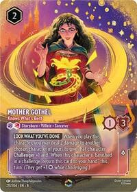 Mother Gothel - Knows What's Best (Enchanted) - Reign of Jafar - Disney Lorcana card