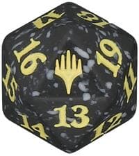 Magic: The Gathering Foundations Beginner Box Spindown Die (Yellow) - Wizards of the Coast Dice - Life Counters card