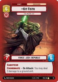 Kit Fisto - The Smiling Jedi - Organized Play Promos - Star Wars: Unlimited card