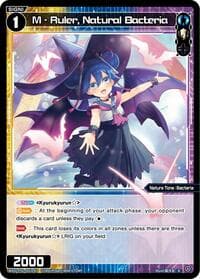 M - Ruler, Natural Bacteria - Legendary DIVA - WIXOSS card