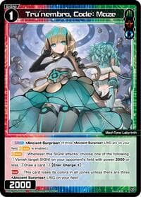 Tru'nembra, Code: Maze - Legendary DIVA - WIXOSS card
