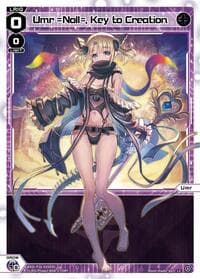 Umr =Noll=, Key to Creation - Legendary DIVA - WIXOSS card