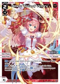 Azaela "Fists of Victory" - Legendary DIVA - WIXOSS card